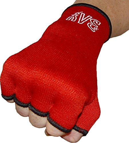 BAY® Schlupfbandagen Größe XL, rot, Faustbandagen, elastische Innenhandschuhe, Handbandagen, Boxbandagen, Box-Bandagen, 1 Paar von BAY