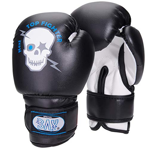BAY® Totenkopf (Sweet Skull) Kinder Boxhandschuhe (2 Unzen) von BAY