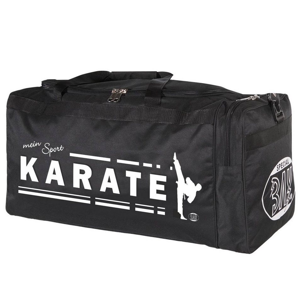 BAY-Sports Sporttasche Sporttasche mein Sport Karate schwarz 70 cm von BAY-Sports