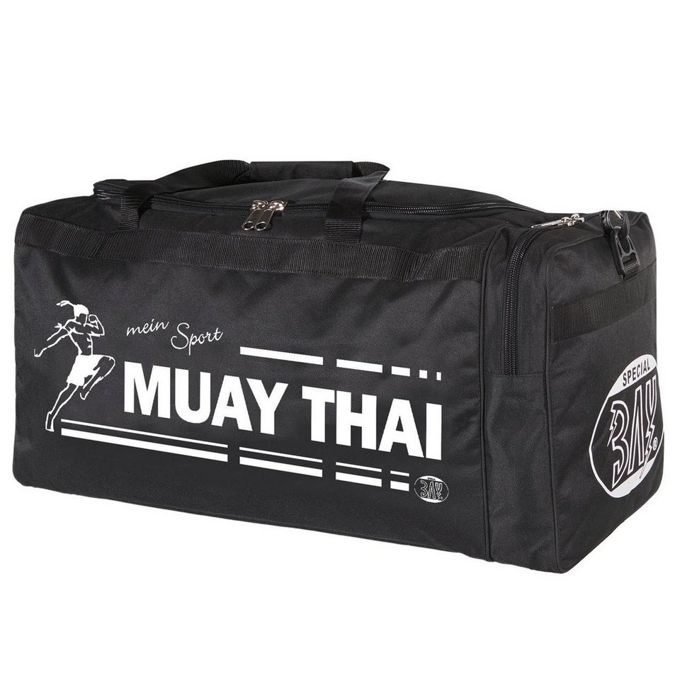 BAY-Sports Sporttasche Sporttasche mein Sport Muay Thai Thaiboxen schwarz 70 cm von BAY-Sports