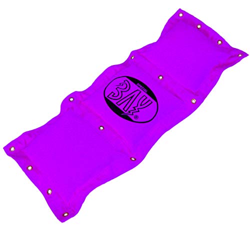 BAY® 3-Kammern Wand-Schlagpolster, pink - rosa, Schlagkissen, Sandsack, Boxsack, 115 cm, Wandsandsack, Makiwara, Wandschlagpolster, Wandschlagkissen, Wandmakiwara von BAY