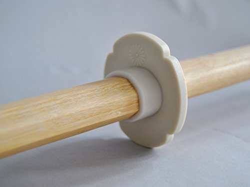 BAY® Bokken Weißeiche ca 100 cm weiß Eiche Spitzenqualität Holzschwert Langschwert Holz mit Tsuba von BAY