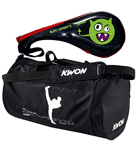 BAY® Set Angebot 2 Teile : Alien Doppelmitt und Sporttasche Taekwondo Kwon small für Kinder - Geschenk Geschenkidee von BAY