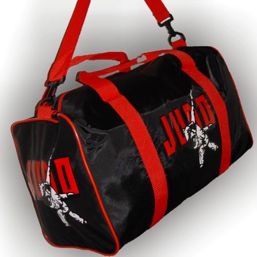 BAY Sporttasche Judo Kampfsport, Tasche, Trainingstasche, schwarz/rot, 50 cm von BAY