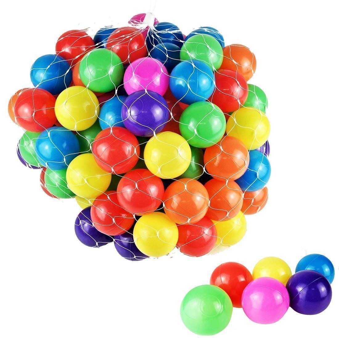 BAYLI Bällebad-Bälle 800 Bällebad Bälle bunte Farben Mischung - Ball Ø 5,5cm - Softball von BAYLI