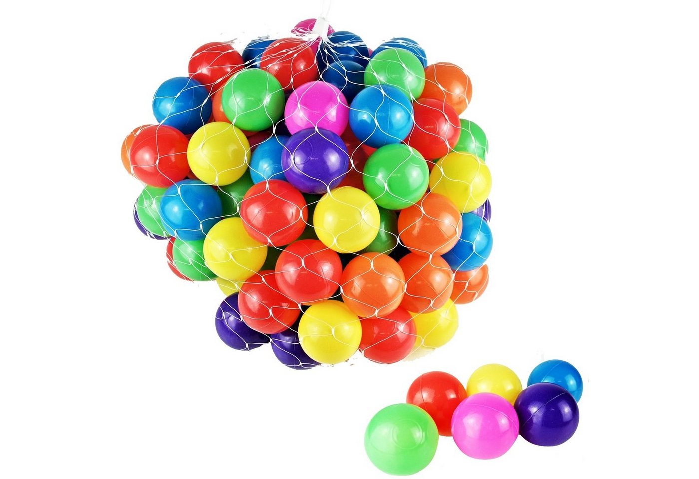 BAYLI Bällebad-Bälle 900 Bällebad Bälle bunte Farben Mischung - Ball Ø 5,5cm - Softball von BAYLI