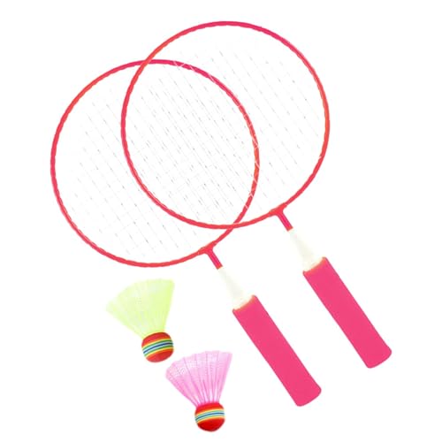 Badminton-Set für Kinder,Badminton-Set für Kinder | Badmintonschläger für Kinder, Legierungsrahmen, 2 Nylon-Federbälle - Ultraleichter Kinder-Tennisschläger für professionelle Anfänger von BBAUER