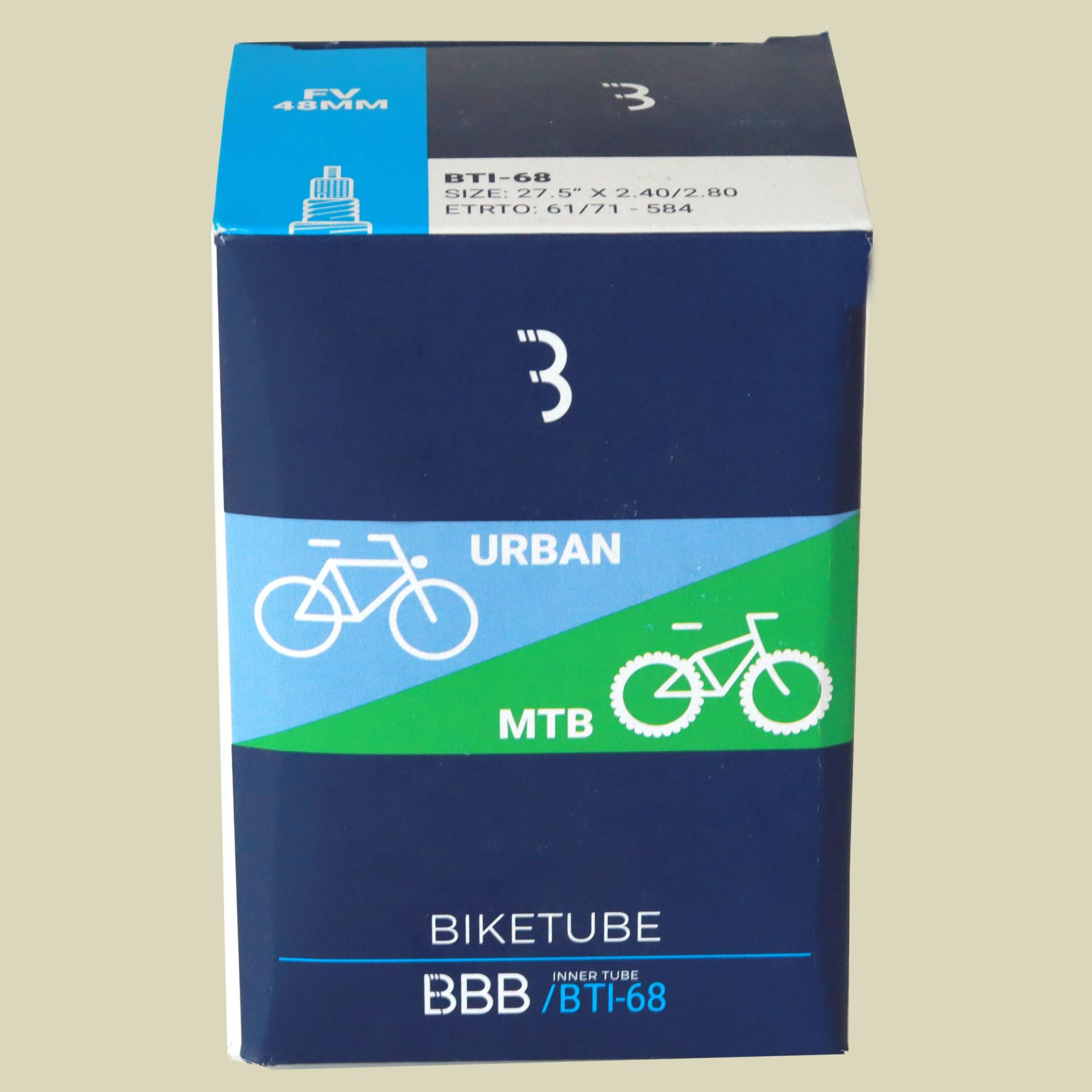 BTI-68 BikeTube 27,5  FV 27.5" x 2.40/2.80 von BBB Cycling