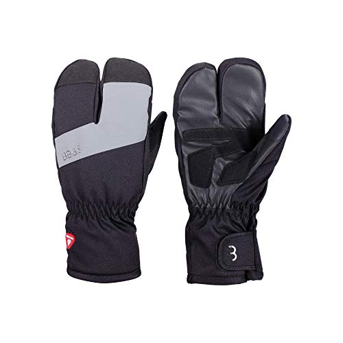 BBB Cycling Unisex Fahrrad Handschuhe Subzero 2 x 2 | Wasserdicht Thermo Touchscreen Anti-Rutsch | Herren und Damen | MTB Rennrad Urban Cycling | BWG-35 Schwarz L von BBB