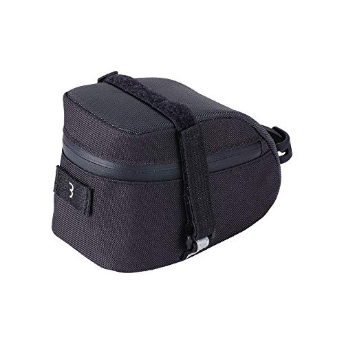 BBB Cycling Fahrrad satteltasche für universal bander fur einfache Montage auf Mountainbike Rennrad und citybike, Sattle tasche, Universal Saddle bag, BSB-31 Easypack, Schwarz, Medium (640 cm3) von BBB