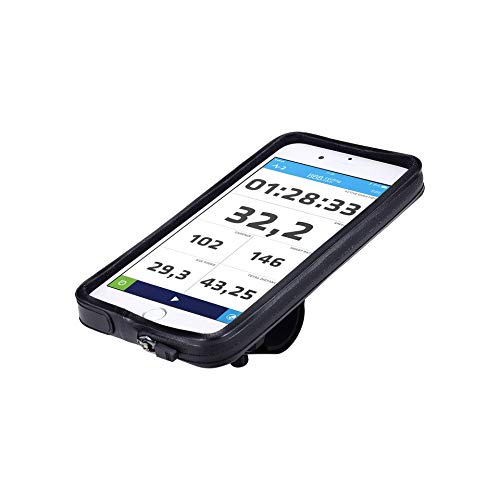 BBB Cycling Unisex-Adult Fahrrad Handyhalterung Guardian| Smartphone Halterung Universal| Touchscreen kompatibel| Stabil & sicher, schwarz, L 158x80x10mm von BBB