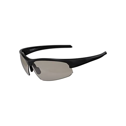 BBB Cycling Sportbrille Selbsttönend Photochromatic Gläser Fahrradbrille für Sonnenschutz Polycarbonat-Rahmen Einstellbarer Nasenbügel Matt Schwarz Impress PH BSG-58PH von BBB