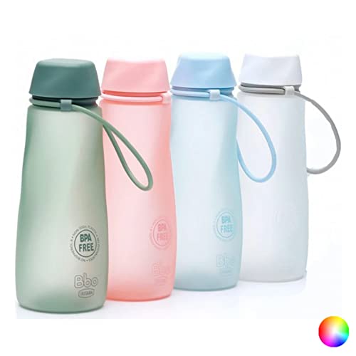 Irisana – Wasserflasche – 550 ml – Grün – 8 x 8 x 21 cm – Sportflasche für das Fitnessstudio – BPA-freie Plastikflasche für das Radfahren – Bbo-Kollektion von Bbo Irisana