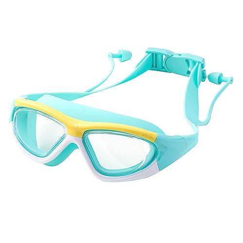 BCIOUS Bequeme Schwimmbrille, Anti-Beschlag, UV-Schutz, klare Sicht, Wasser-Pool-Brille für Kleinkinder, Kinder, Jugendliche, Anti-Beschlag-Schwimmbrille, Schwimmzubehör, Ausrüstung von BCIOUS