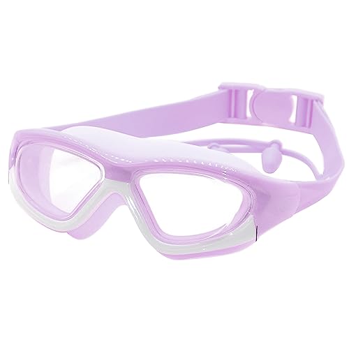 BCIOUS Bequeme Schwimmbrille, Anti-Beschlag, UV-Schutz, klare Sicht, Wasser-Pool-Brille für Kleinkinder, Kinder, Jugendliche, Anti-Beschlag-Schwimmbrille, Schwimmzubehör, Ausrüstung von BCIOUS