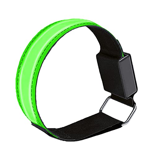 BCIOUS LED-Licht-Armband, Sport-Sicherheitsarmband, Nachtlauf-Armband, leuchtet für Nachtlaufen, Wandern, Radfahren, Nachtlaufen, Sport-Sicherheitsarmband von BCIOUS
