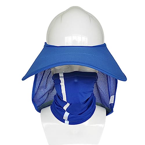HardHat Sonnenschutz, Netz-Sonnenschutz mit Sichtbarkeit, reflektierend, atmungsaktiv, UV-Schutz, Nackenschutz für harte Hüte, Nackenschutz für Hardhat von BCIOUS