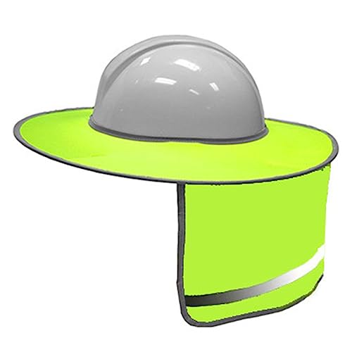 Reflektierender Sonnenschutz für harte Hüte, Sicherheitshelme, Nackenschutz, faltbar, atmungsaktiv, Sonnenschutz für Helme von BCIOUS