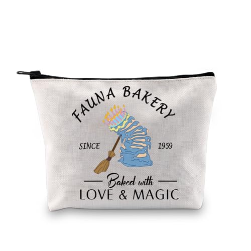 BDPWSS Prinzessin Aurora Geschenke Fee Patentante Geschenk Fee Kuchen Geschenk Fauna Bäckerei Shop Baked With Love And Magic Make-up-Tasche, Gebackene Tasche seit 1959, modisch von BDPWSS