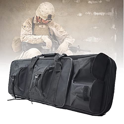 Tactical Rifle Bag, Waffentasche Gewehrtasche, Soft Rifle Case, Langwaffentasche, 600D Oxford Stoffmaterial, Ganz Einfach Zu Tragen für Zum Angeln, Jagen, Schießsport B,120CM von BDXZJ