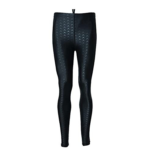 BEACHKINI Badehose für Männer und Frauen,Unisex Wasserdicht Schnell trocknend Tauchen Surfen Sportliche Leggings-Hosen,Verstellbare Lange Hosenbeine,1612 Black,XL von BEACHKINI