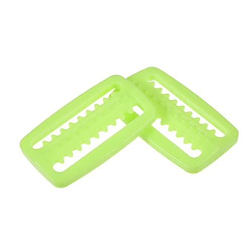 BEALIFE 2pcs Keeper Gewichtsgürtel Universal Slider Lightweight Stopper Ersatz Outdoor zum Tauchen Schnorcheln, Grün von BEALIFE