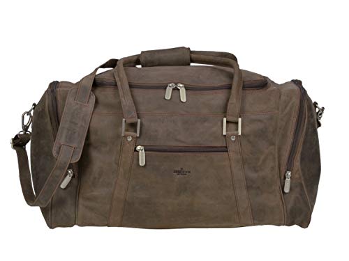 Reisetasche Leder Weekender Sporttasche Dark Nature Herren Damen Bear Design braun antik von BEAR DESIGN