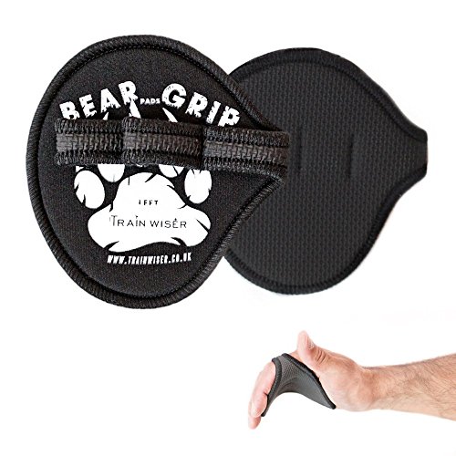 Bear Grip Hygienische Alternative zu Gewichtheberhandschuhen, Neopren, Schwarz von BEAR GRIP