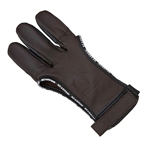 Bearpaw Schießhandschuh Deerskin Glove - M; aus edlem Leder gefertigt, hohe Qualität beim Bogenschießen von Bearpaw