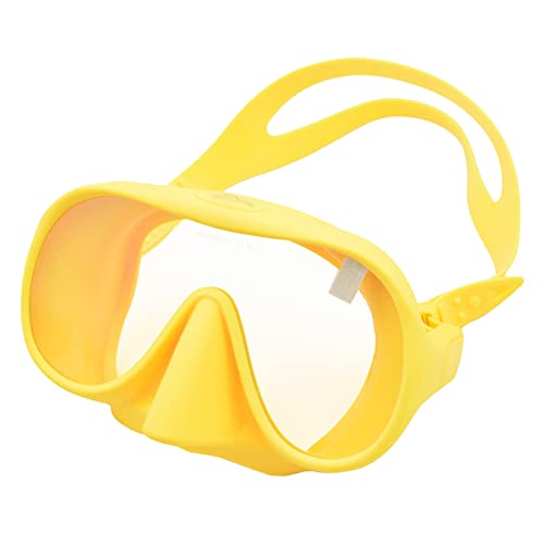 Tauchmaske für Erwachsene, gehärtetes Glas, Anti-Beschlag-Schwimmmaske, Brille mit Nasenabdeckung zum Schnorcheln, Freitauchen, Schwimmmaske, Brille für Erwachsene, mit Nasenabdeckung, Anti-Beschlag, von BEBIKR