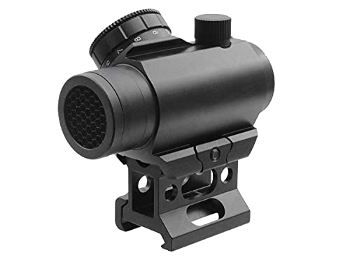 BEGADI Airsoft M1 Red Dot Sight aus Aluminium inkl. Low + High Mount & Killflash von BEGADI