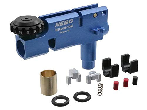 BEGADI Airsoft PRO NEBO CNC AK Rotary Tuning HopUp Unit 'EL', passend für E&L & Arcturus -blau- von BEGADI