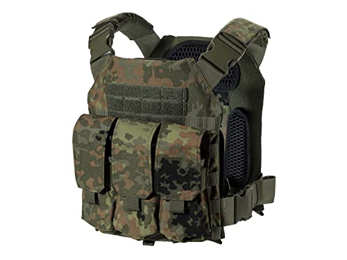 BEGADI Plate Carrier 'Lightweight' aus 500D Nylon, inklusive SAPI Dummys - Flecktarn von BEGADI