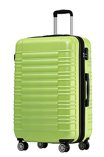 BEIBYE Reisekoffer Hartschale Gepäck Koffer Trolley M (Grün) von BEIBYE
