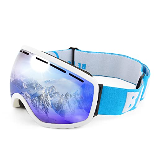 BELL EU Unisex Ski Goggles, Snowboardbrillen mit magnetischem Verstellsystem, Helmkompatible Schneebrille mit OTG UV400 Schutz, Skibrille zum Skifahren (VLT 25%) von BELL EU