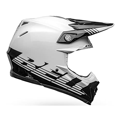 BELL Helmet Moto-9 MIPS Louver Black/White M von BELL