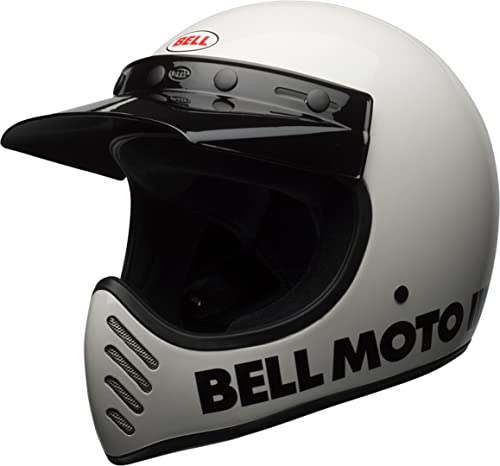 BELL Moto-3 Classic Endurohelm (weiß), M (57) von BELL