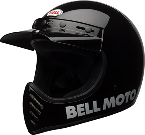 Bell Moto-3 Classic Motocross Helm (Black,L (59/60)) von BELL