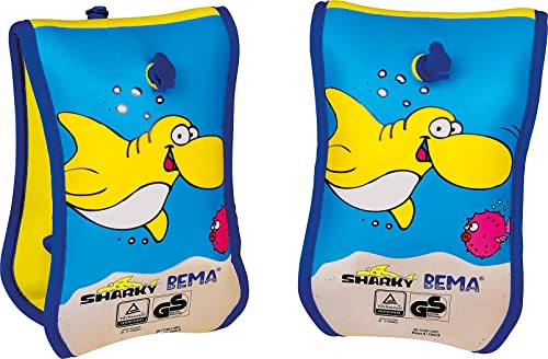 BEMA® Neopren-Schwimmflügel Sharky, inkl. Lernkarten & virtuellem Schwimmkurs von BEMA