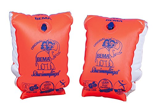 Happy People BEMA® Original Schwimmflügel, orange, Größe 0, 11-30 kg, 1-6 Jahre (3er Pack) von BEMA