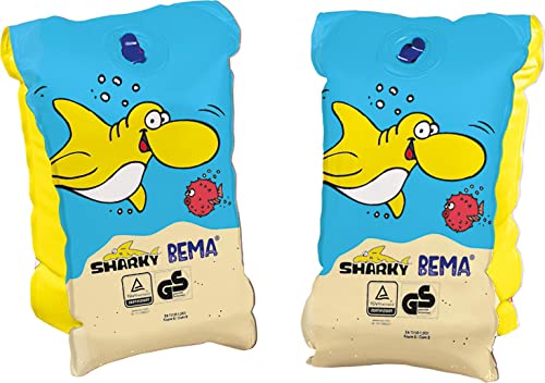 BEMA® Schwimmflügel Sharky Gr. 0, inkl. Lernkarten & virtuellem Schwimmkurs von BEMA