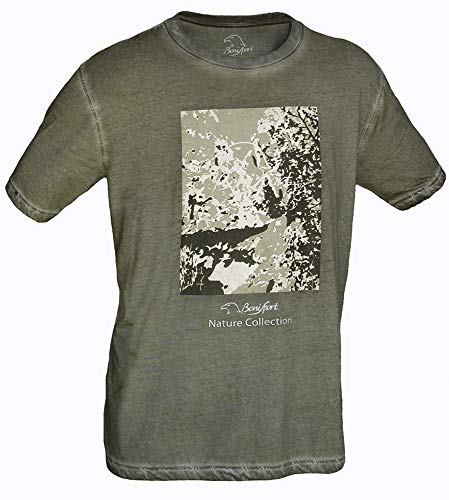 Benisport 483/5 T-Shirt, Baumwolle gewaschen, Nature, Grau, Unisex Erwachsene, S von BENISPORT