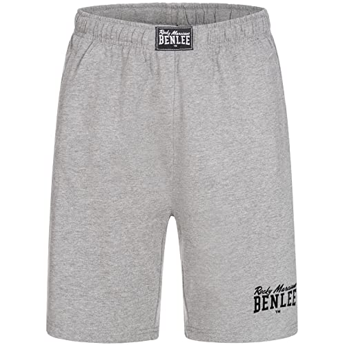 BENLEE Herren Shorts Normale Passform Basic Marl Grey S von BENLEE