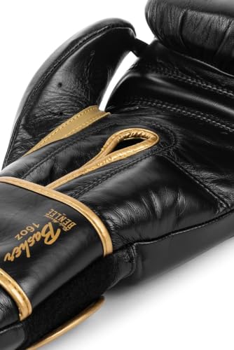 BENLEE Boxhandschuhe aus Leder BASHER Black/Gold 16 oz von BENLEE Rocky Marciano