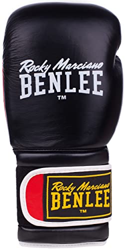BENLEE Boxhandschuhe aus Leder Sugar Deluxe Black/Red 12 oz von BENLEE Rocky Marciano
