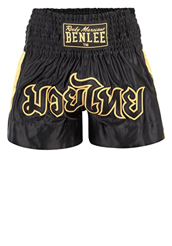 BENLEE Rocky Marciano Herren Goldy Boxhose, Black/Gold, L von BENLEE Rocky Marciano