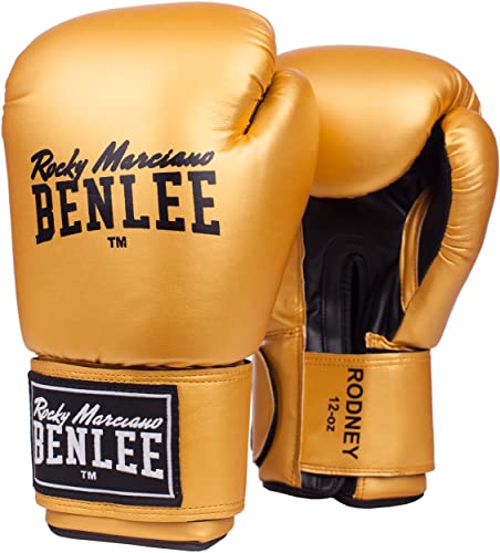 BENLEE Boxhandschuhe aus Artificial Leather Rodney Gold/Black 12 oz von BENLEE Rocky Marciano