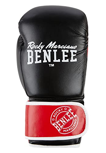 Benlee Boxhandschuhe aus Kunstleder Carlos Black/Red/White 12 oz von BENLEE Rocky Marciano