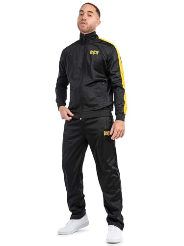 Benlee Herren Trainingsanzug normale Passform PRESENT SUIT Black XXL von BENLEE Rocky Marciano