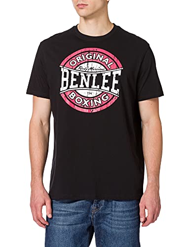 BENLEE Rocky Marciano Herren T-Shirt Trägerhemd Boxing Logo, schwarz, M, 190207 von BENLEE Rocky Marciano
